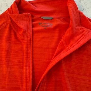 Athleta Red Lightweight Zip-Up Jacket